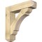 Ekena Millwork Olympic Craftsman Rough Sawn Bracket w/ Offset Brace, Douglas Fir, 8"W x 34"D x 34"H BKT0806X34X34OLY04RDF - alternate 1